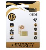 فلش مموری ایکس انرژی مدل Golden Gem USB 2.0 ظرفیت 16 گیگابایت
