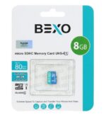 کارت حافظه microSDHC بکسو مدل اکسترا 533X کلاس 10 استاندارد UHS-I U1 سرعت 80MB/s ظرفیت 8 گیگابایت