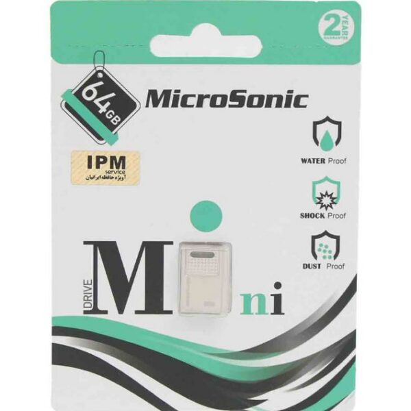 فلش مموری میکرو سونیک مدل Mini USB2.0 ظرفیت 64 گیگابایت
