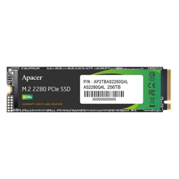 هارد SSD اینترنال PCIe Gen4 x4 اپیسر مدل AS2280Q4L ظرفیت 256 گیگابایت