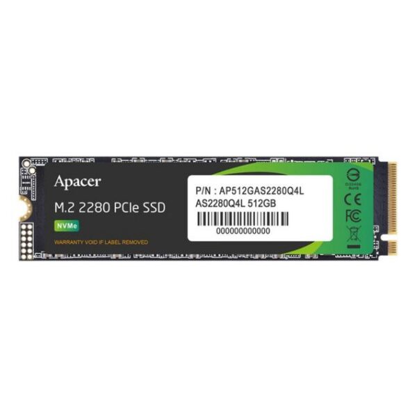 هارد SSD اینترنال PCIe Gen4 x4 اپیسر مدل AS2280Q4L ظرفیت 512 گیگابایت