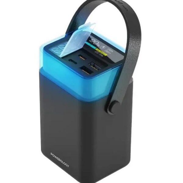 پاوربانک 65W پاورولوژی مدل Halo Beam ظرفیت 40000 میلی آمپر ساعت