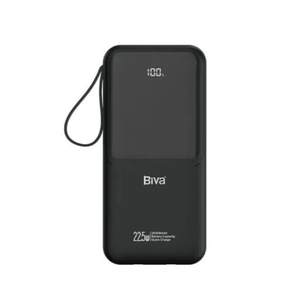 پاوربانک بیوا 22.5W مدل BP-086 ظرفیت 20000 میلی آمپر ساعت
