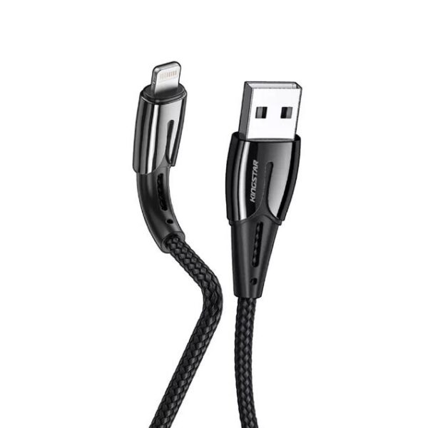کابل شارژ لایتینگ کینگ استار مدل K360i طول 1.2 متر