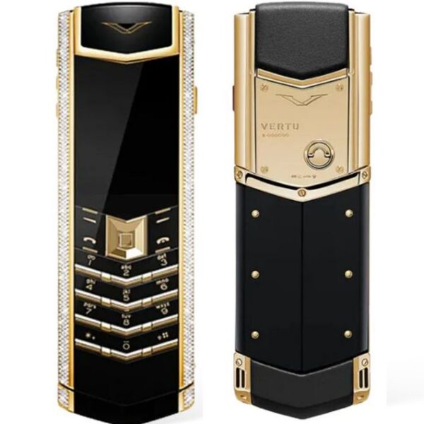 گوشی موبایل ورتو مدل Signature V Full Gold & Diamond Alligator Skin ظرفیت 16 گیگابایت رم 2 گیگابایت